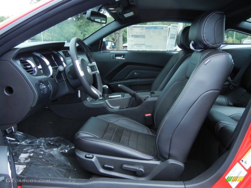 California Special Charcoal Black/Miko Suede Interior 2014 Ford Mustang GT/CS California Special Coupe Photo #80794992