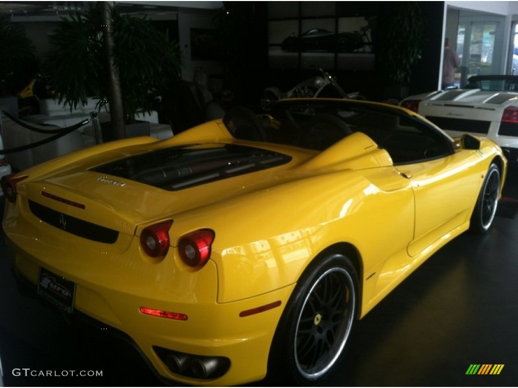 2007 F430 Spider F1 - Giallo Modena DS (Yellow) / Nero photo #3