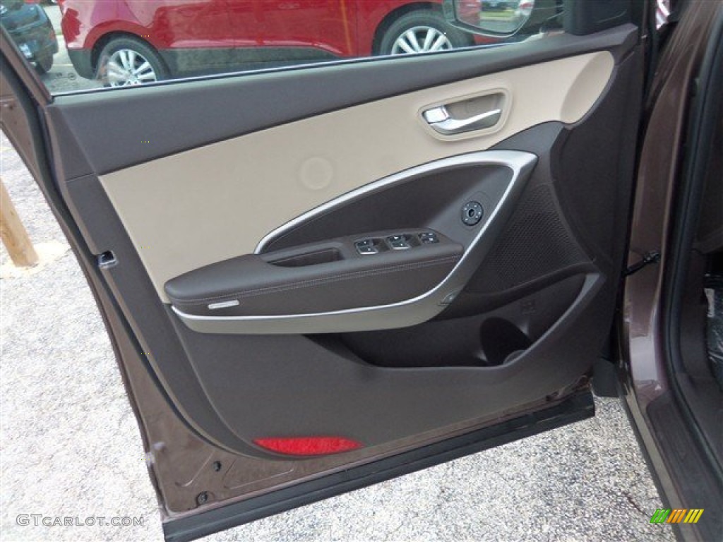 2013 Hyundai Santa Fe GLS Beige Door Panel Photo #80795414