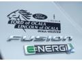 2013 White Platinum Metallic Tri-coat Ford Fusion Energi Titanium  photo #4