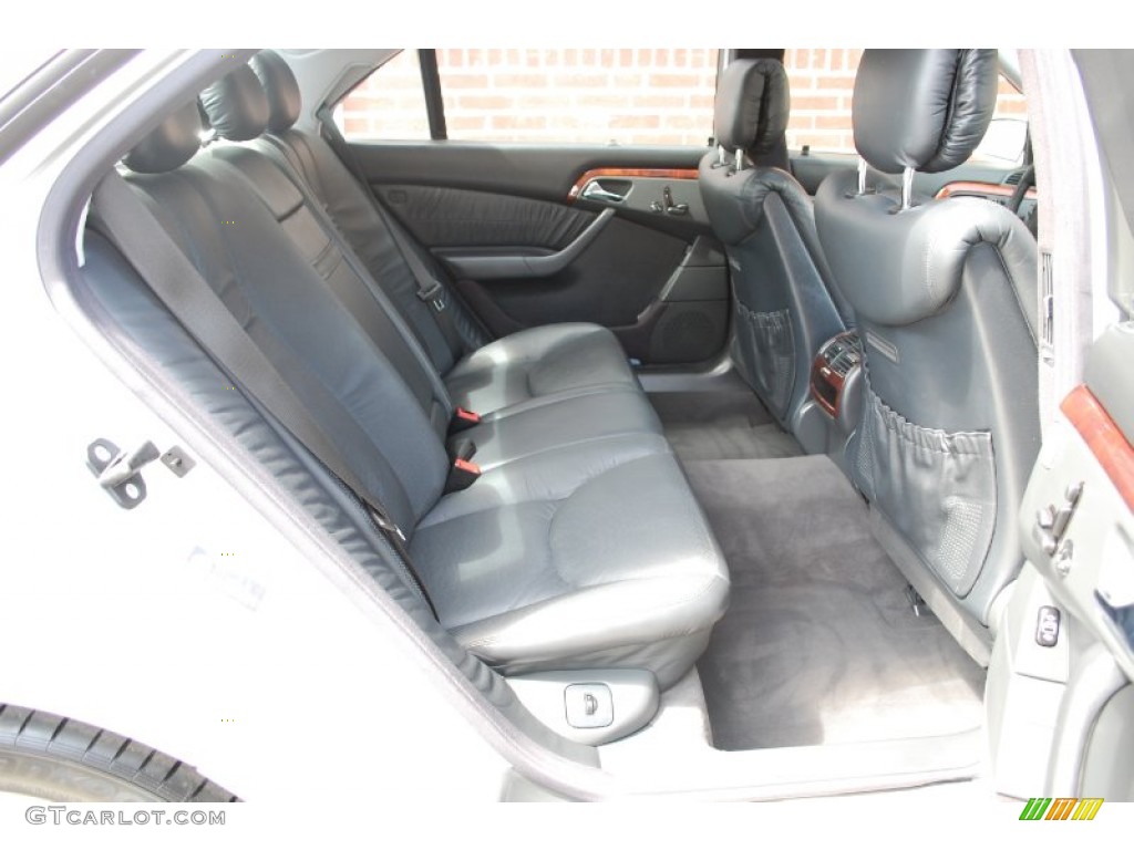 2002 Mercedes-Benz S 55 AMG Rear Seat Photo #80795638