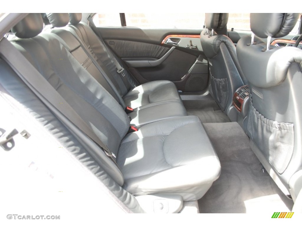 2002 Mercedes-Benz S 55 AMG Rear Seat Photo #80795705
