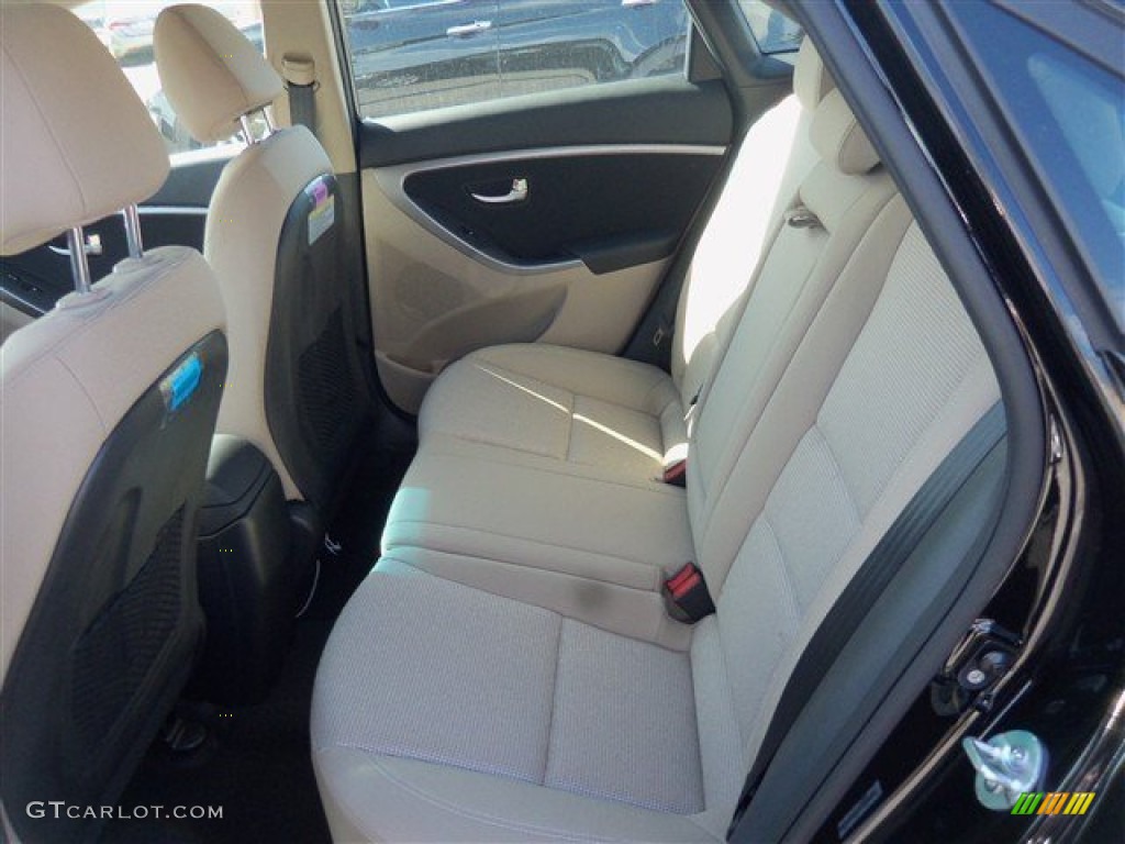 2013 Elantra GT - Black Noir Pearl / Beige photo #10