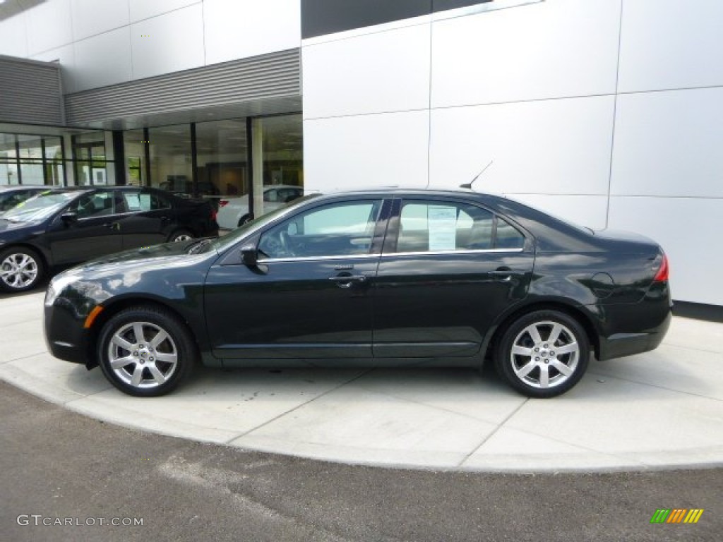 2010 Milan V6 Premier AWD - Atlantis Green Metallic / Dark Charcoal photo #2