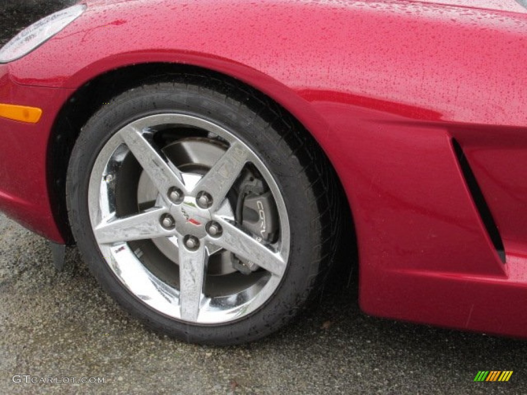 2008 Corvette Coupe - Crystal Red Metallic / Ebony photo #3