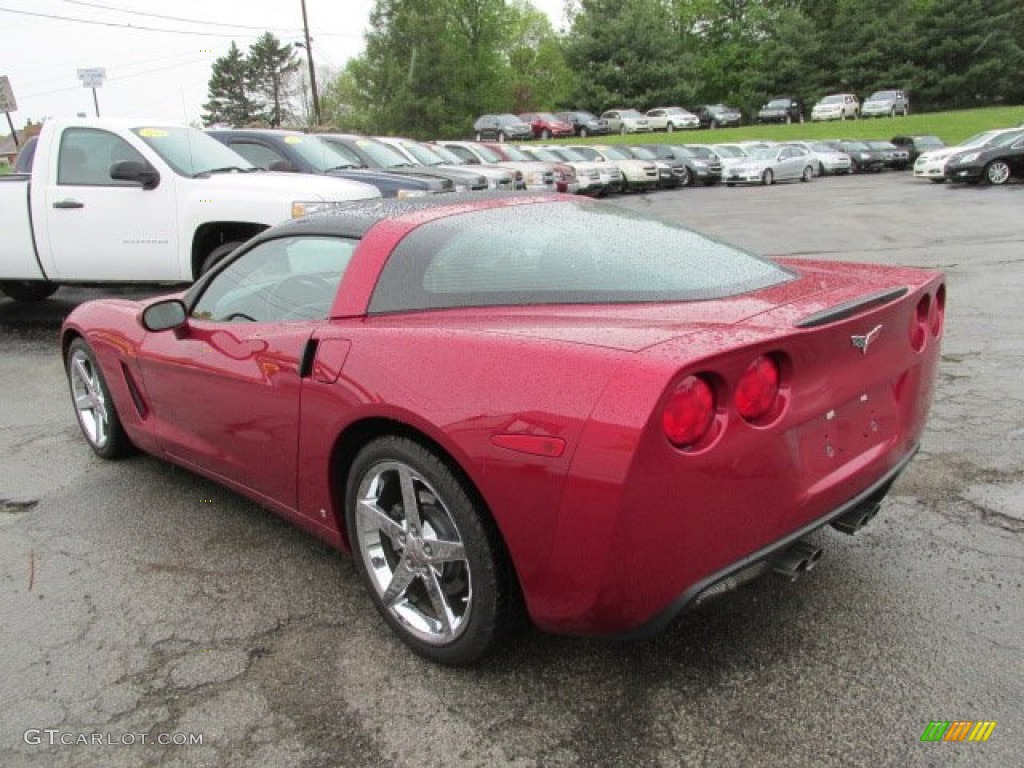 2008 Corvette Coupe - Crystal Red Metallic / Ebony photo #5