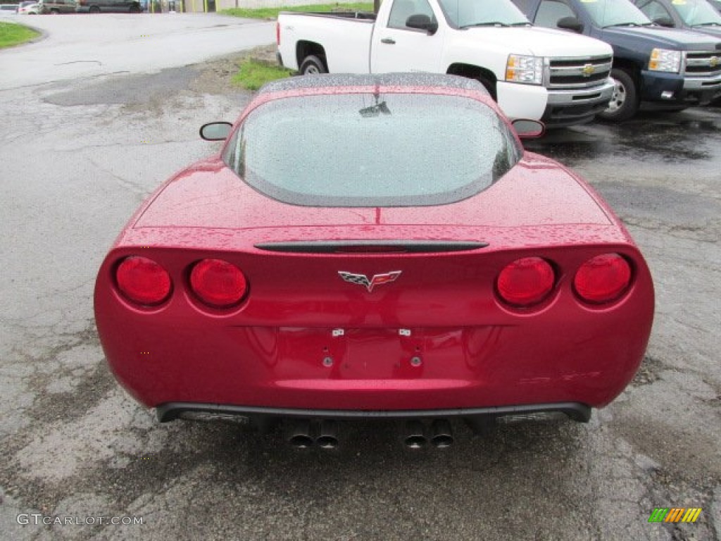 2008 Corvette Coupe - Crystal Red Metallic / Ebony photo #6