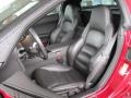 Ebony Front Seat Photo for 2008 Chevrolet Corvette #80796303