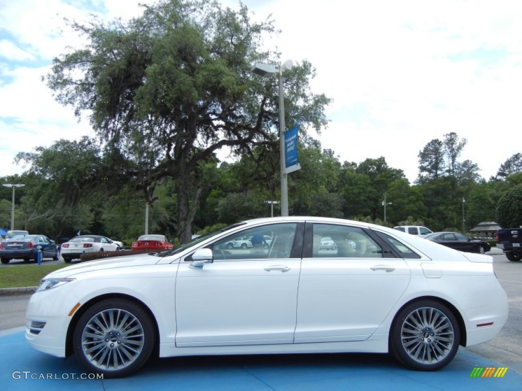 White Platinum 2013 Lincoln MKZ 3.7L V6 FWD Exterior Photo #80796793
