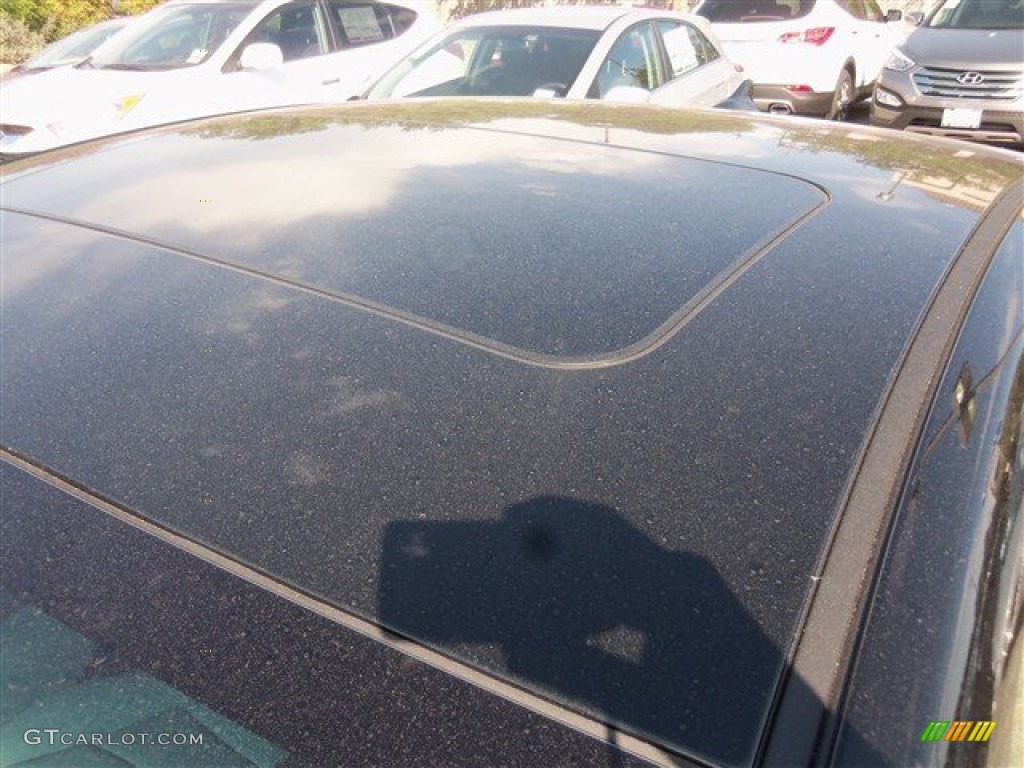 2013 Elantra GLS - Midnight Black / Beige photo #6