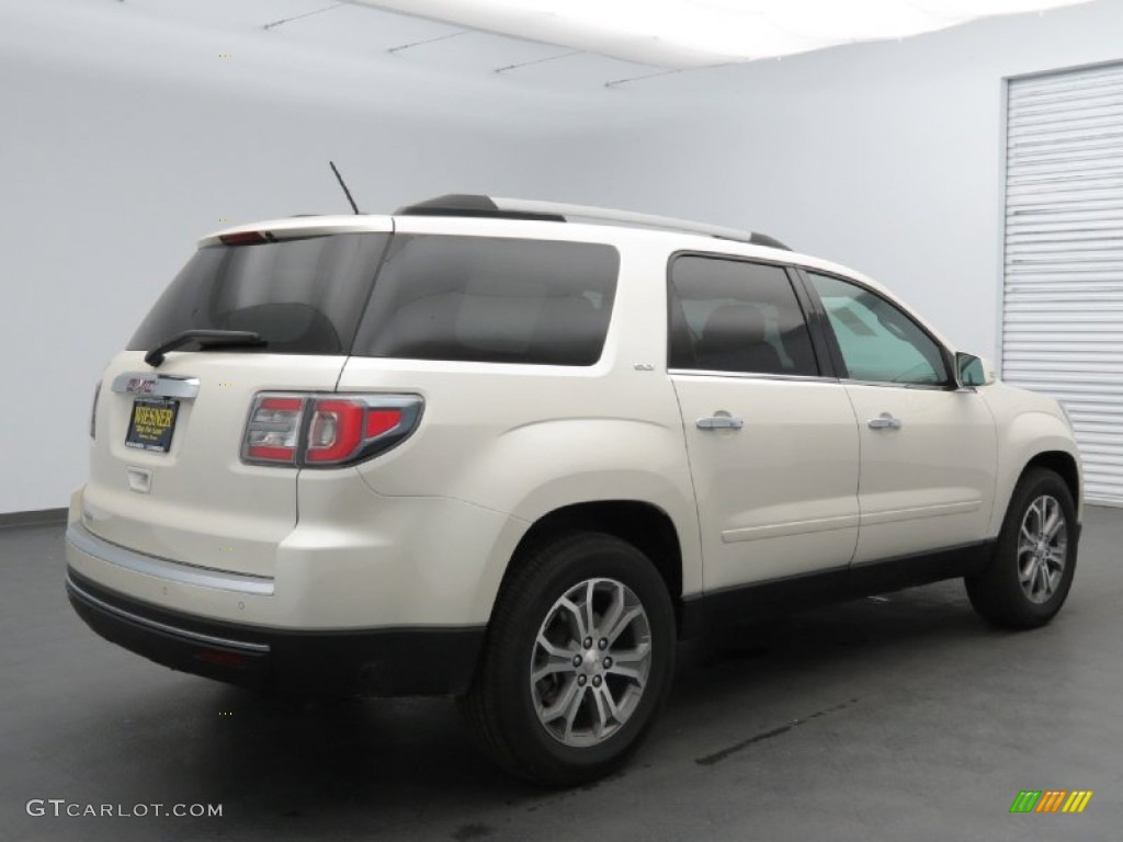 2013 Acadia SLT - White Diamond Tricoat / Light Titanium photo #2