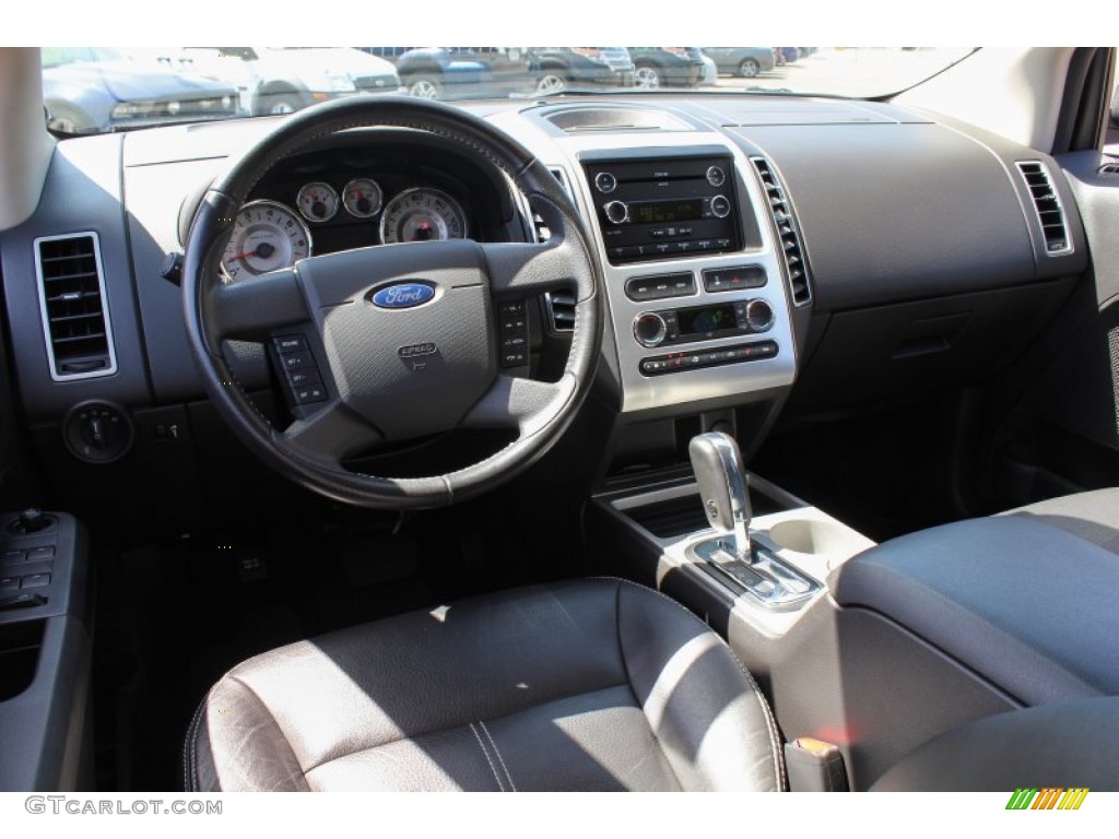 2008 Ford Edge Limited AWD Charcoal Dashboard Photo #80798443