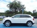 2013 White Platinum Tri-Coat Ford Edge SEL  photo #2