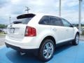 2013 White Platinum Tri-Coat Ford Edge SEL  photo #3