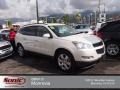 White Diamond Tricoat 2012 Chevrolet Traverse LT