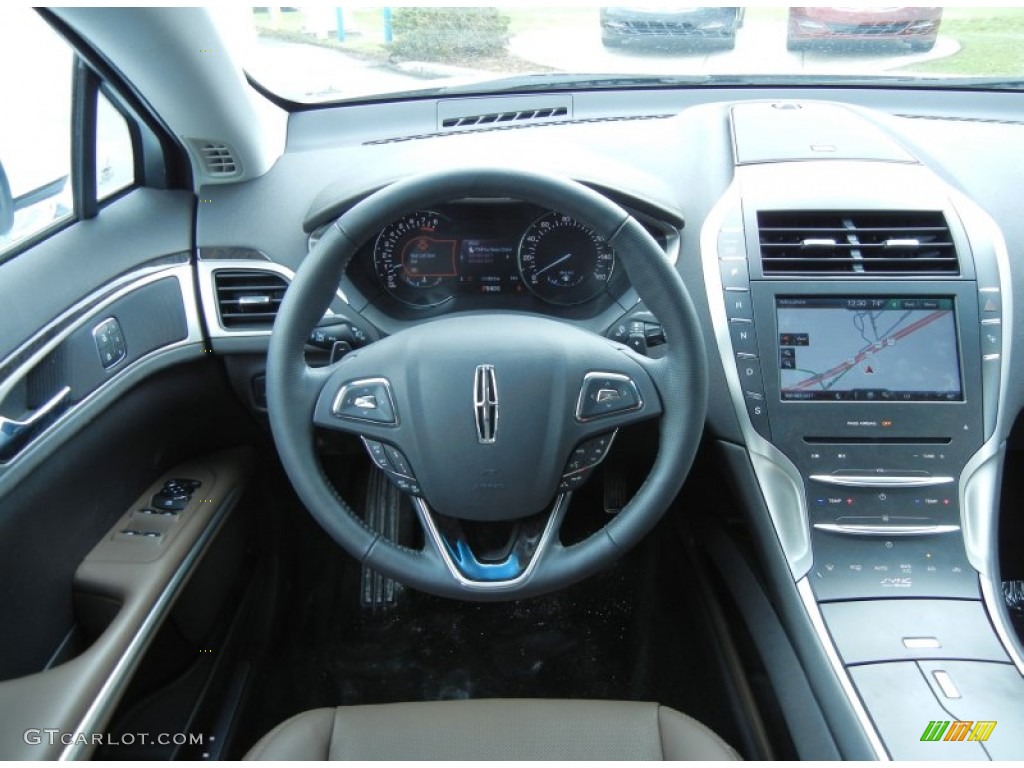 2013 Lincoln MKZ 2.0L EcoBoost FWD Hazelnut Dashboard Photo #80800510