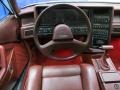 1989 Cadillac Allante Red Interior Dashboard Photo