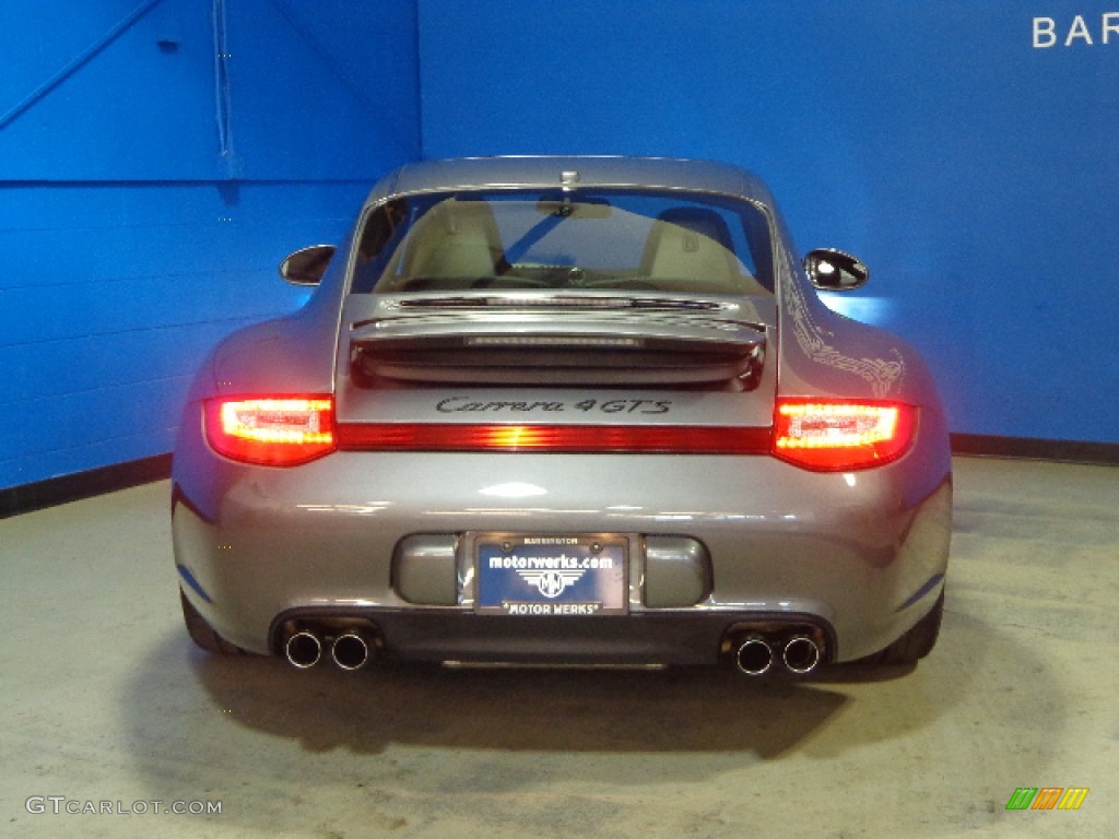 2012 911 Carrera 4 GTS Coupe - Meteor Grey Metallic / Black Leather w/Alcantara photo #6