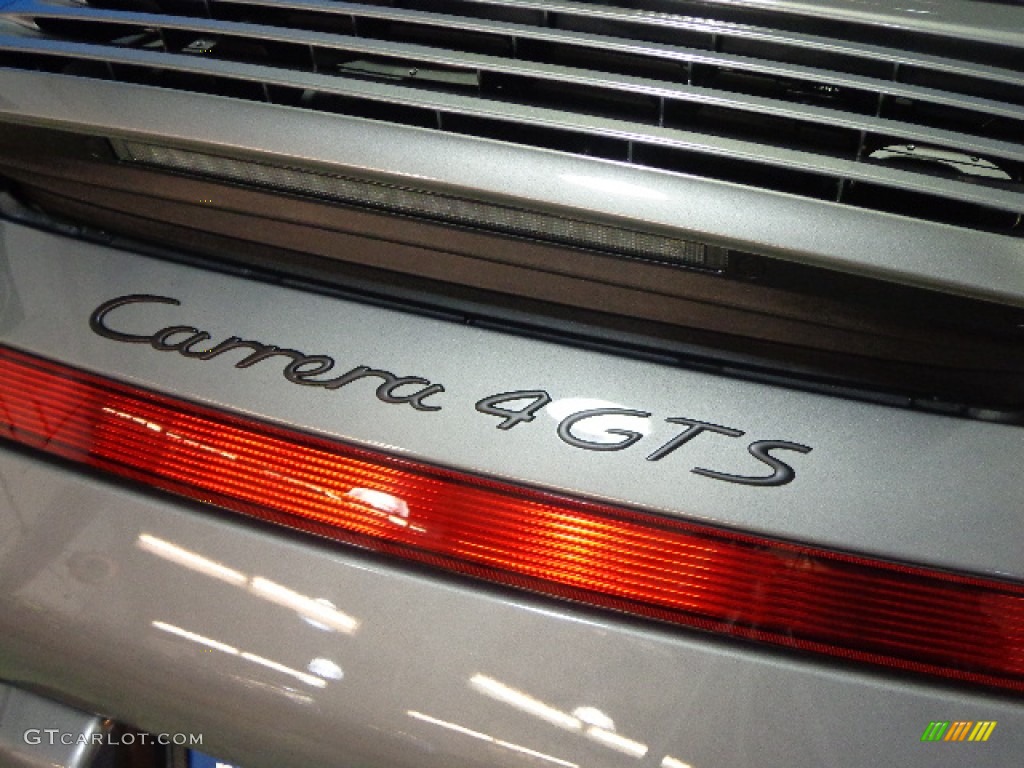 2012 911 Carrera 4 GTS Coupe - Meteor Grey Metallic / Black Leather w/Alcantara photo #8