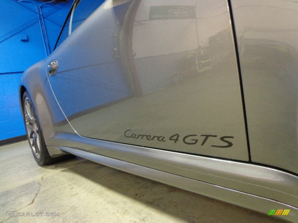 2012 911 Carrera 4 GTS Coupe - Meteor Grey Metallic / Black Leather w/Alcantara photo #12