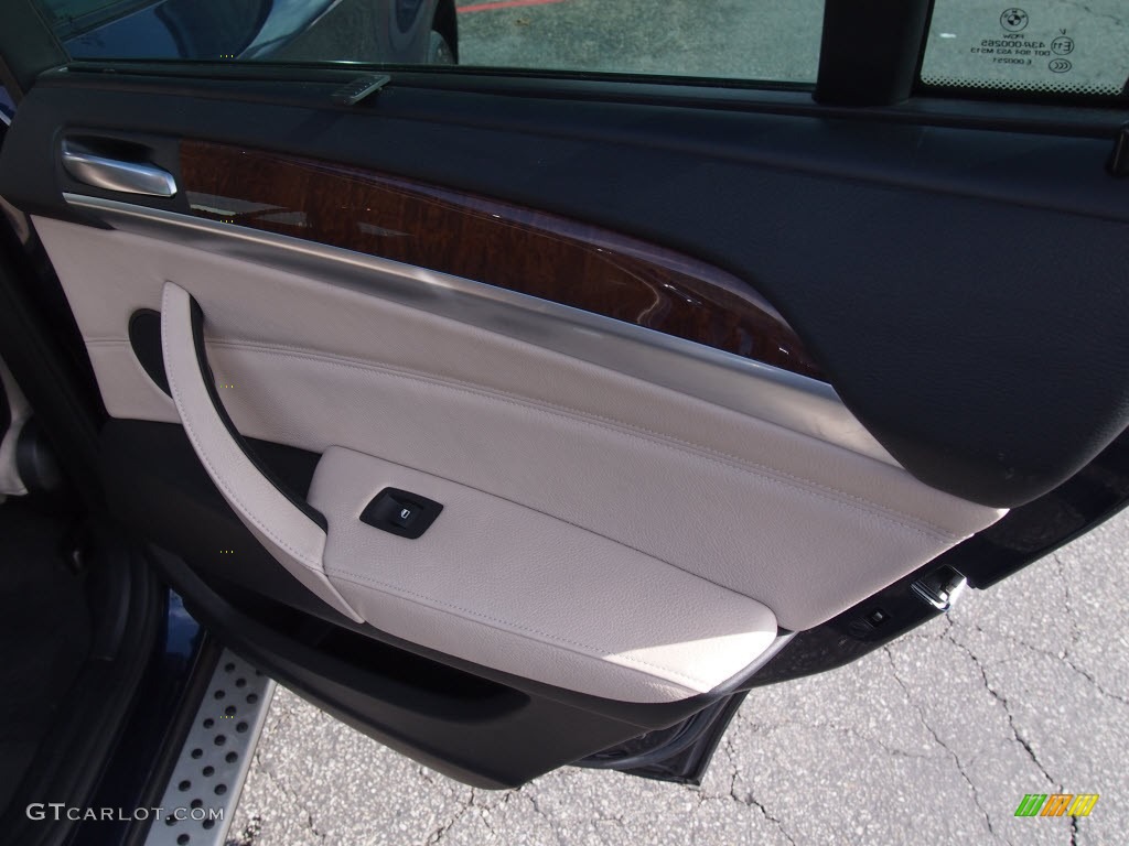 2011 X6 xDrive35i - Monaco Blue Metallic / Oyster photo #6