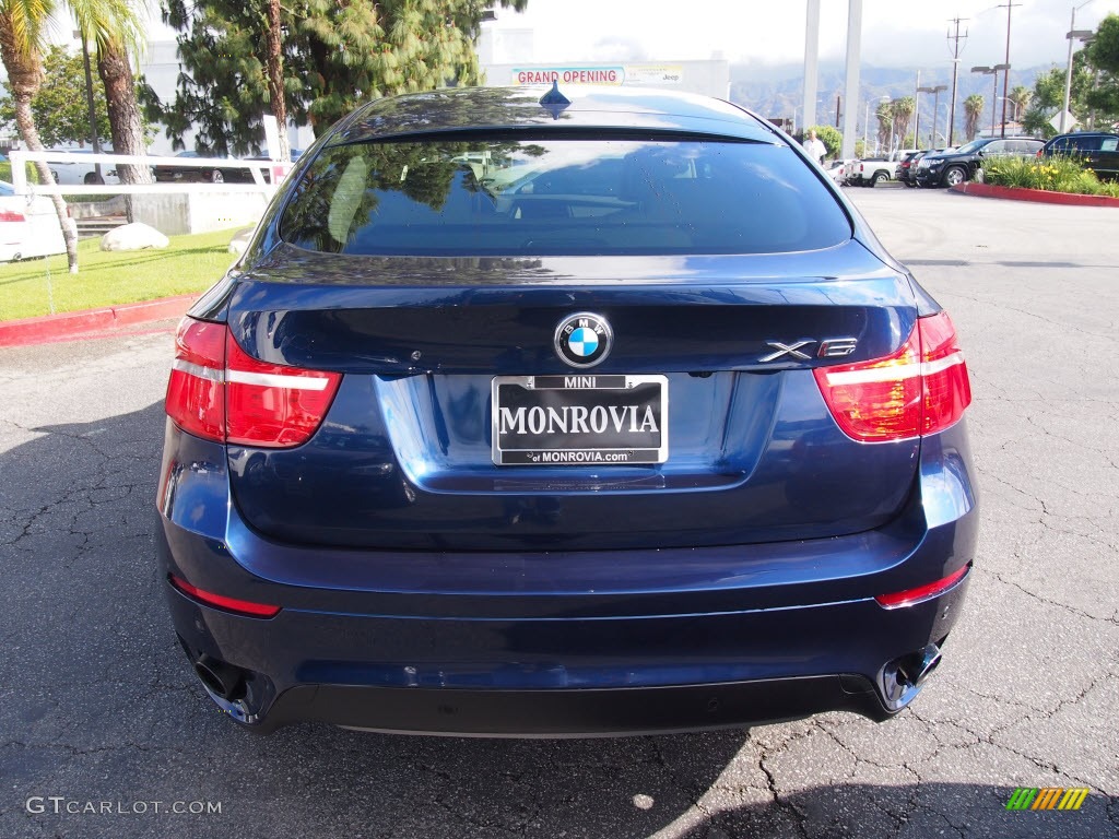 2011 X6 xDrive35i - Monaco Blue Metallic / Oyster photo #8