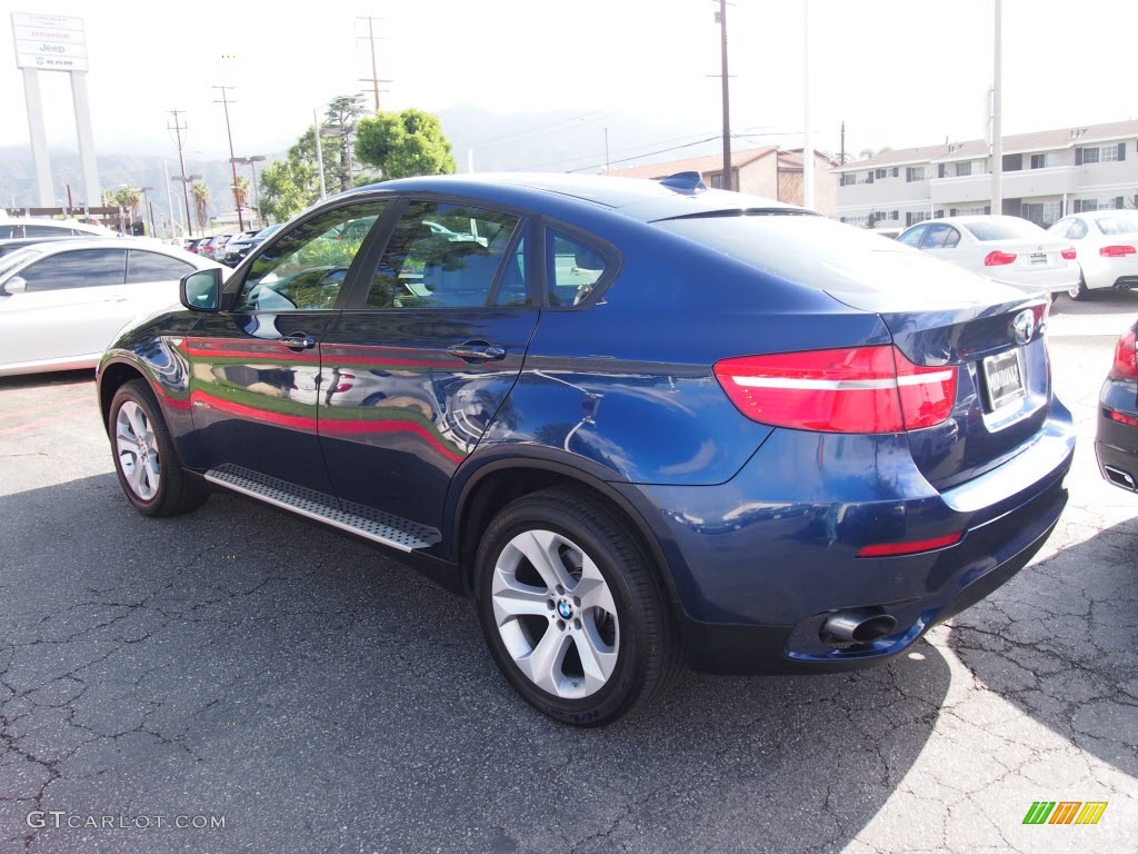 2011 X6 xDrive35i - Monaco Blue Metallic / Oyster photo #9