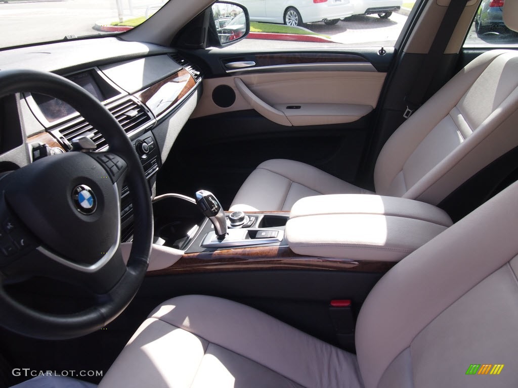 2011 X6 xDrive35i - Monaco Blue Metallic / Oyster photo #13
