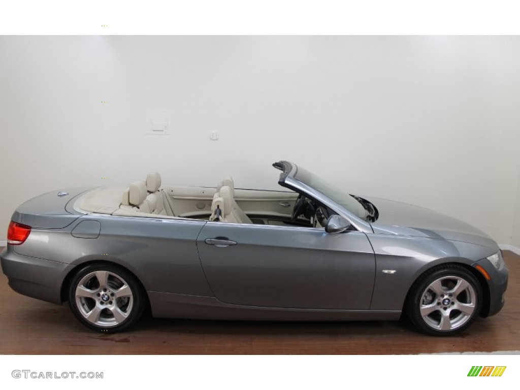 2009 3 Series 328i Convertible - Space Grey Metallic / Cream Beige Dakota Leather photo #9