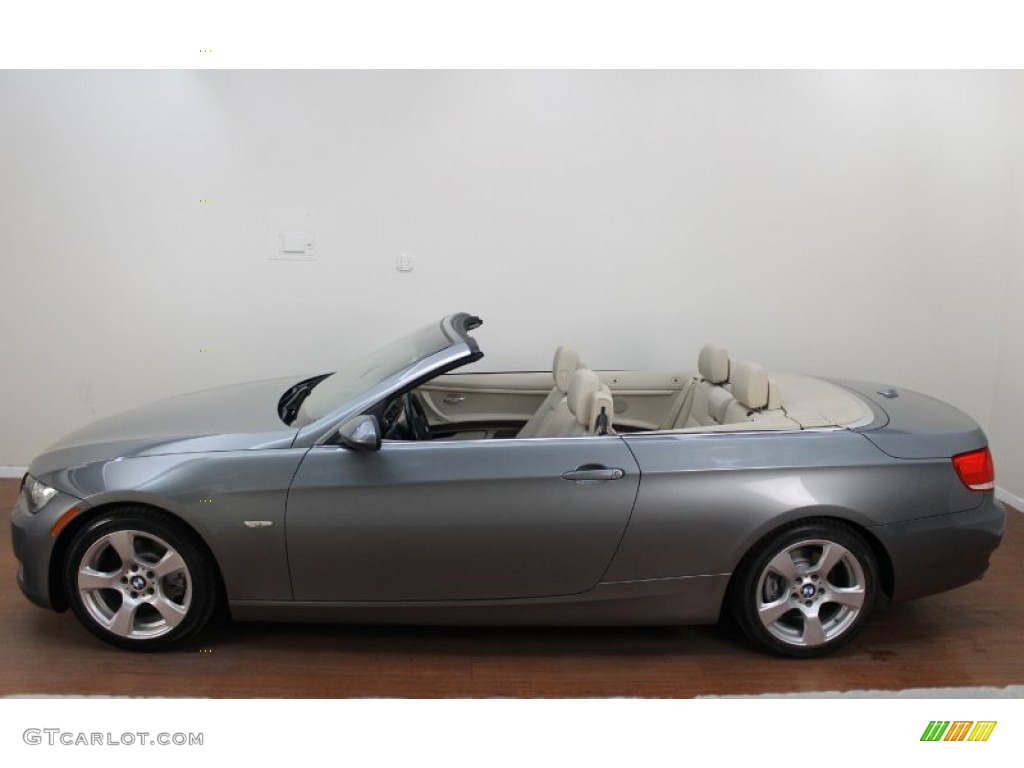 2009 3 Series 328i Convertible - Space Grey Metallic / Cream Beige Dakota Leather photo #11