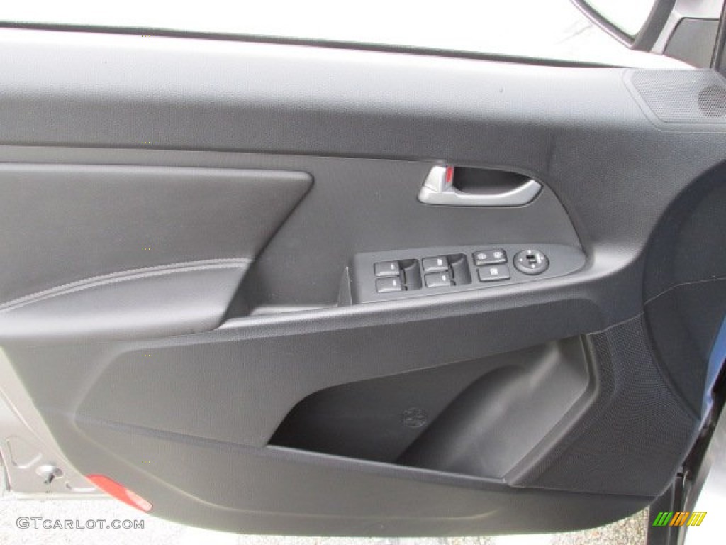 2012 Kia Sportage SX AWD Black Door Panel Photo #80802853