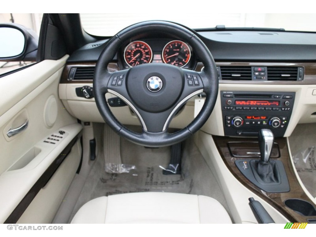 2009 3 Series 328i Convertible - Space Grey Metallic / Cream Beige Dakota Leather photo #34