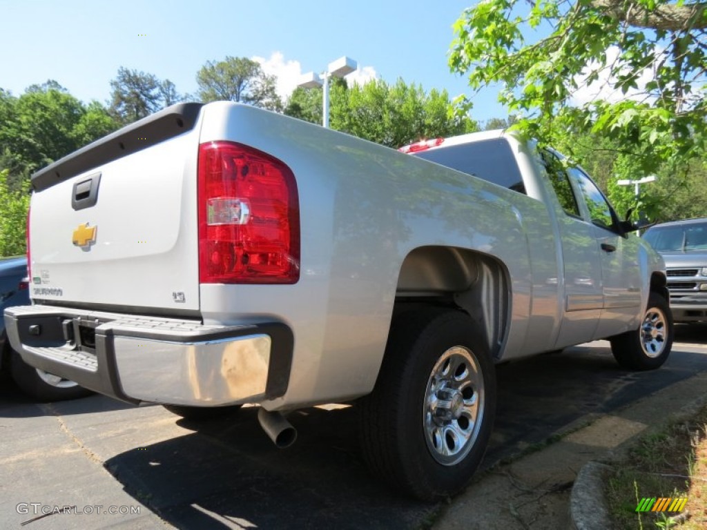 2012 Silverado 1500 LS Extended Cab - Silver Ice Metallic / Dark Titanium photo #3