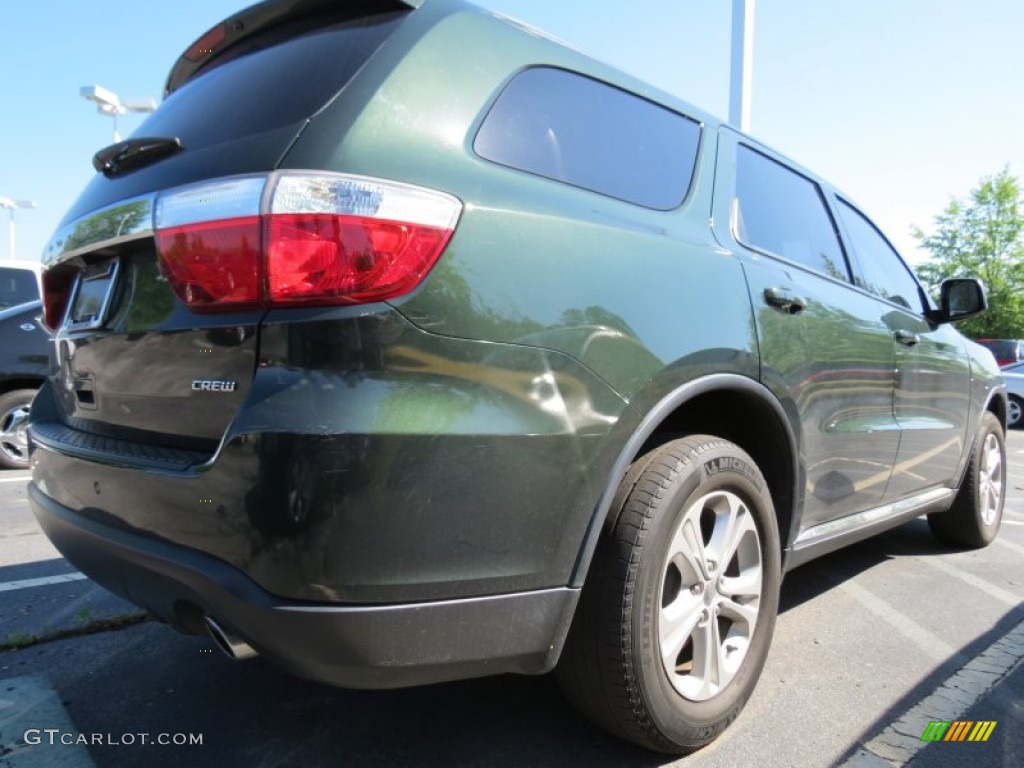 Natural Green Pearl 2011 Dodge Durango Crew Exterior Photo #80803448