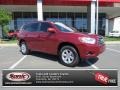 2010 Salsa Red Pearl Toyota Highlander V6  photo #1