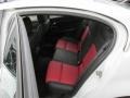 2009 Pontiac G8 Onyx/Red Interior Rear Seat Photo