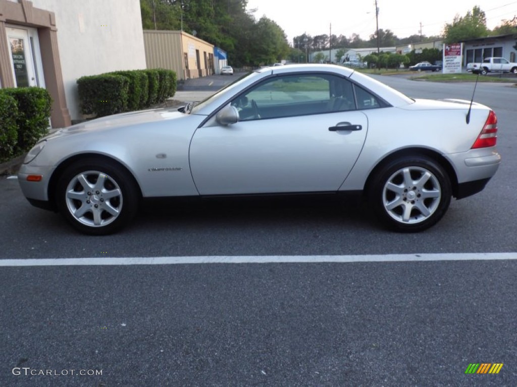 Brilliant Silver Metallic 2000 Mercedes-Benz SLK 230 Kompressor Roadster Exterior Photo #80804382
