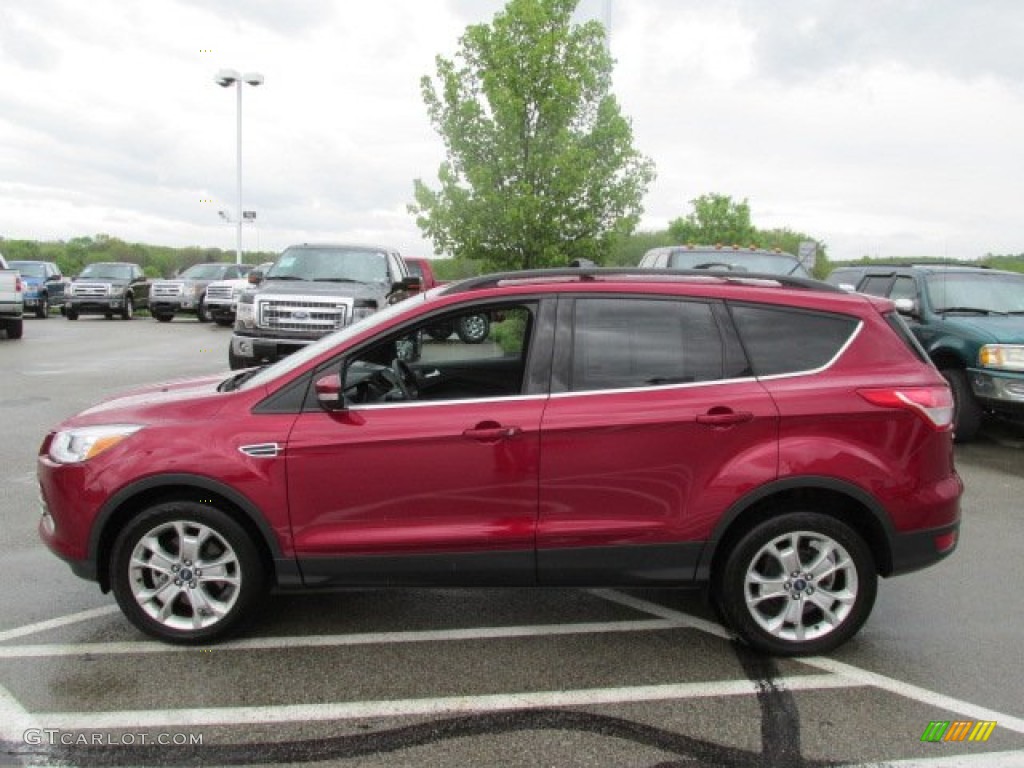 2013 Escape SEL 2.0L EcoBoost 4WD - Ruby Red Metallic / Charcoal Black photo #6