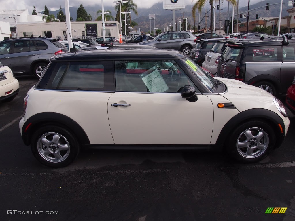 2010 Cooper Hardtop - Pepper White / Grey/Carbon Black photo #3