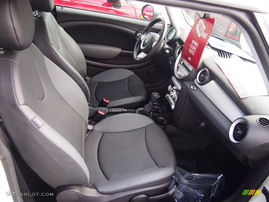 2010 Cooper Hardtop - Pepper White / Grey/Carbon Black photo #4