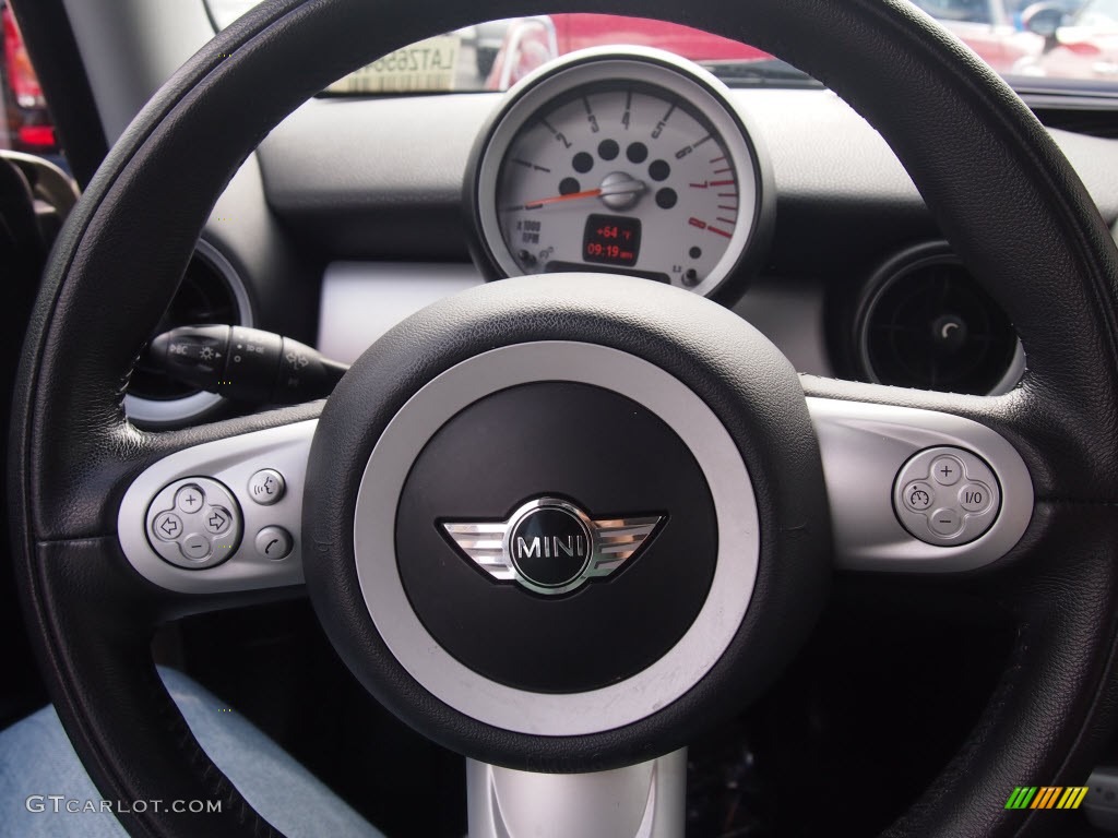 2010 Cooper Hardtop - Pepper White / Grey/Carbon Black photo #17
