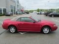2001 Performance Red Ford Mustang V6 Convertible  photo #3