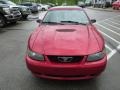 2001 Performance Red Ford Mustang V6 Convertible  photo #7