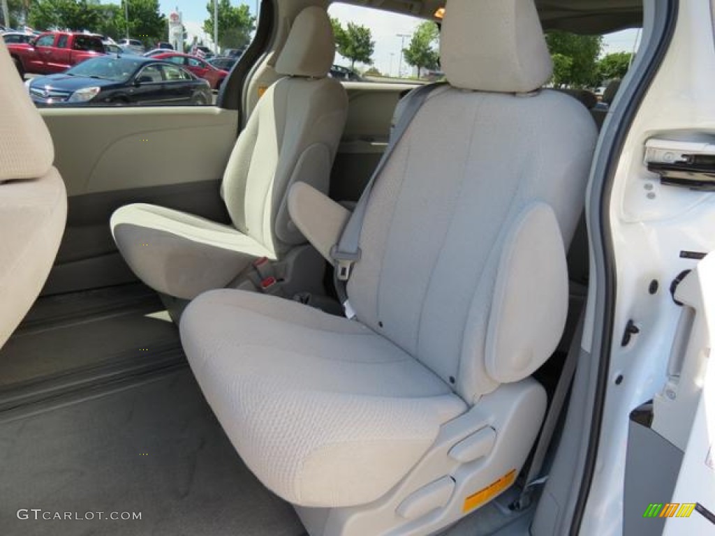 2012 Sienna  - Super White / Light Gray photo #6