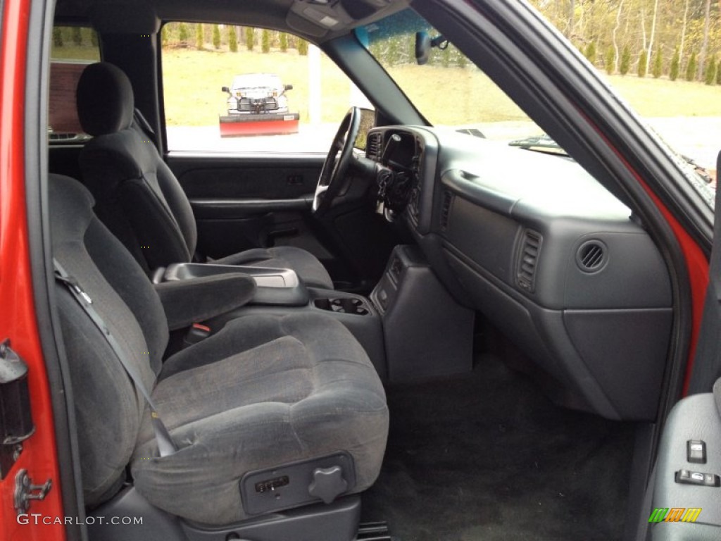 Graphite Interior 2001 Chevrolet Silverado 2500HD LS Extended Cab 4x4 Photo #80806424