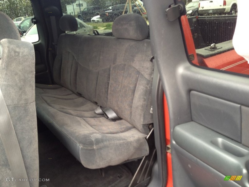 2001 Chevrolet Silverado 2500HD LS Extended Cab 4x4 Rear Seat Photo #80806648