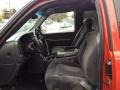 2001 Chevrolet Silverado 2500HD Graphite Interior Front Seat Photo