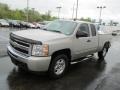 2009 Silver Birch Metallic Chevrolet Silverado 1500 LT Extended Cab 4x4  photo #5