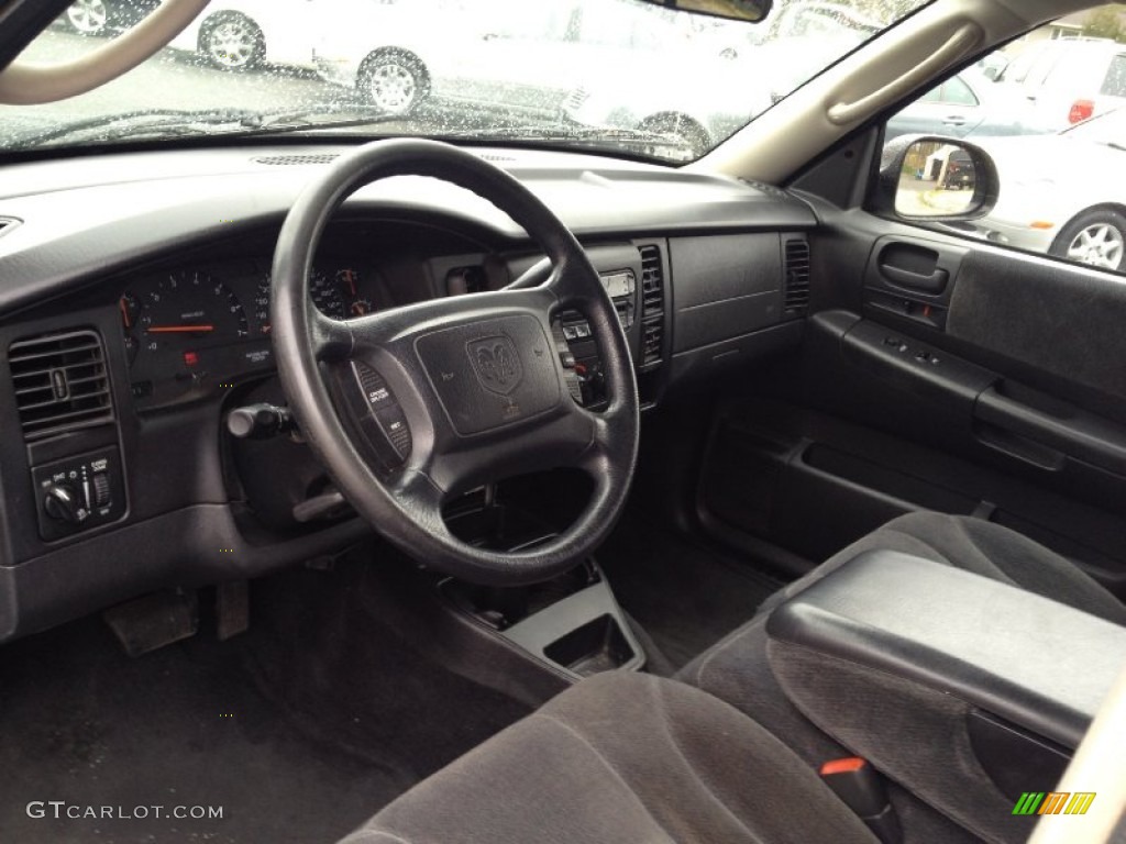 2003 Dakota SLT Quad Cab 4x4 - Atlantic Blue Pearlcoat / Dark Slate Gray photo #23