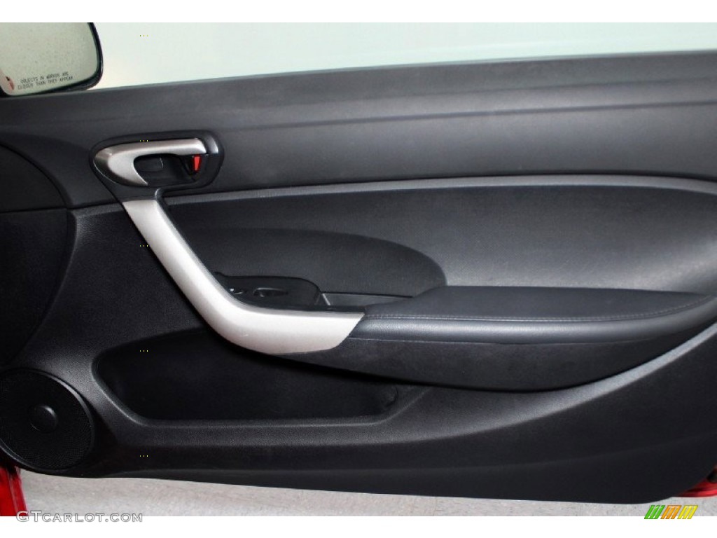 2008 Civic EX-L Coupe - Rallye Red / Black photo #3